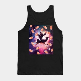 Cowboy Space Sloth On Deer Unicorn - Hot-Dog Tank Top